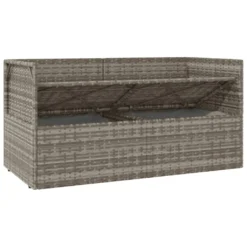 VidaXL Gartensofa 2-Sitzer Mit Kissen Grau Poly Rattan -Deutschland Garten Zier Verkaufs-Shop f854d8bc6578caad26028ebb87cd339b