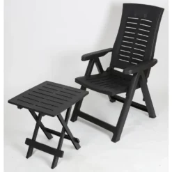 Tisch Klapptisch Gartentisch Campingtisch Balkontisch Beistelltisch Kunststoff Schwarz -Deutschland Garten Zier Verkaufs-Shop f86ab34852cbb48a6294526b5715b768