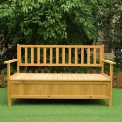 Mucola Holz Truhenbank Sitzbank Gartenbank Küchenbank Holz Auflagenbox Gartentruhe NEU -Deutschland Garten Zier Verkaufs-Shop f8702eaf6952a6840e852a352657d622