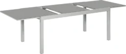 Merxx Semi Ausziehtisch 200/300 X 110 Cm - Aluminiumgestell Silber -Deutschland Garten Zier Verkaufs-Shop f9cf0142496b3242bf9a3bb56d287130