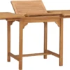 VidaXL Ausziehbarer Gartentisch (110-160)×80×75 Cm Massivholz Teak