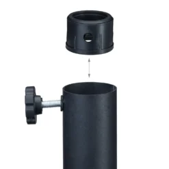 Relaxdays Sonnenschirmständer Schwarz-gold Rosen -Deutschland Garten Zier Verkaufs-Shop fb6f2e6f11255aef48fb7017c9cf026f