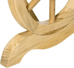 Outsunny Gartenbank Holz Wetterfest Sitzbank Gartenmöbel Rustikale Bank Natur 98 X 50 X 39,5 Cm -Deutschland Garten Zier Verkaufs-Shop fb9a515435b5486dc536fb5a95b395ab