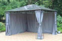 Grasekamp Hardtop Pavillon Limone 3x3,6m Inkl. Seitenteile - Doppelstegplatten Hohlkammer Polycarbonat -Deutschland Garten Zier Verkaufs-Shop fc743cc0001afdea489a9deadabfd2dc