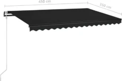 VidaXL Gelenkarmmarkise Automatisch 450x350 Cm Anthrazit -Deutschland Garten Zier Verkaufs-Shop fcec8c0bd9dc5415b8673078702767bc