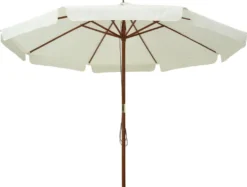 VidaXL Sonnenschirm Mit Holzmast 330 Cm Sandweiß -Deutschland Garten Zier Verkaufs-Shop fe4144e53149b120e040ce0ef3de95ac