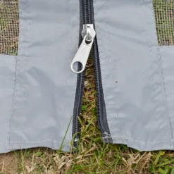 Outsunny Faltpavillon Pop-Up-Zelt Gartenpavillon Inkl. Rollentasche Stahl+Oxford+Mesh Grau+Schwarz 3,64x3,64x2,94m -Deutschland Garten Zier Verkaufs-Shop fe4fa19bf6c26cfecafa58bd6577be02