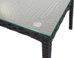 Poly-Rattan Garnitur HWC-J38, Garten-/Lounge-Set Sitzgruppe, Spun Poly Halbrundes Rattan Anthrazit, Kissen Dunkelgrau -Deutschland Garten Zier Verkaufs-Shop fe5128e151036490c33735e251c57767