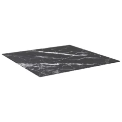 VidaXL Tischplatte Schwarz 80x80 Cm 6 Mm Hartglas In Marmoroptik -Deutschland Garten Zier Verkaufs-Shop ff656efdd44c0e933c7e7f8d05b746ce