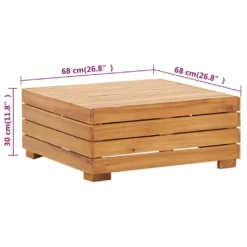 VidaXL Gartentisch Und Hocker Mit Kissen Massivholz Akazie -Deutschland Garten Zier Verkaufs-Shop ff6daadeb70941a65ca8f1a3ddaf30d1