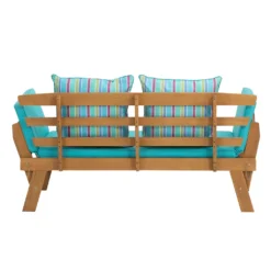 Greemotion Multifunktionsbank Tobago Aus Akazie - Natur, Blau -Deutschland Garten Zier Verkaufs-Shop ffc5a32c8b0ce5e79fc13737490200a5